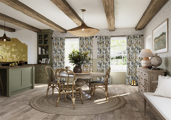 Covent Garden, Natural - Made to Measure Curtains - Image 7